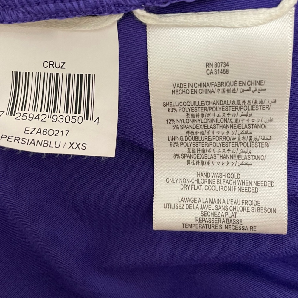 BCBGMaxAzria V neck pleated midi dress purple - Picture 9 of 12